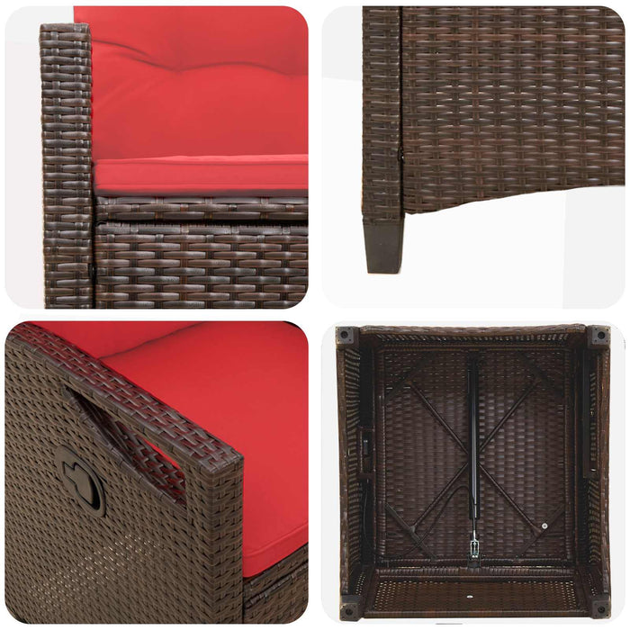 Scaun pentru Grădină 56 x 64 x 94 cm oțel - WALTI WALTI