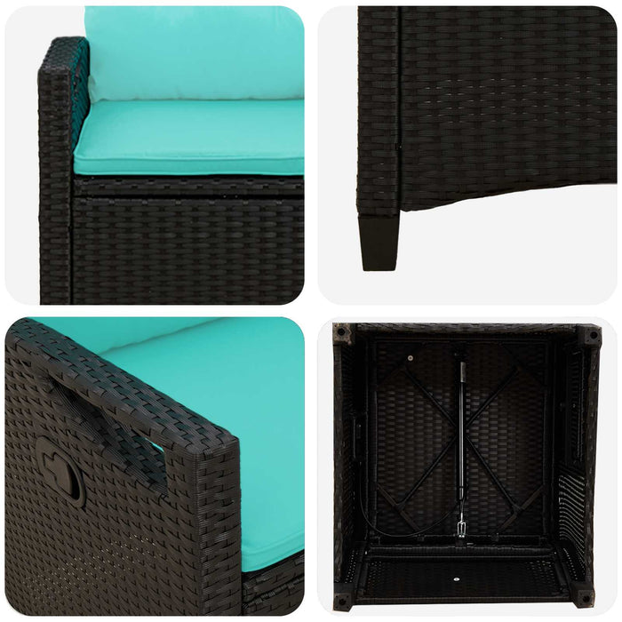 Scaun pentru Grădină 56 x 64 x 94 cm oțel - WALTI WALTI