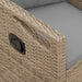 Bancă de grădină Beige și gri deschis 105 x 60 x 112 cm - WALTI WALTI