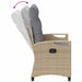 Bancă de grădină Beige și gri deschis 105 x 60 x 112 cm - WALTI WALTI