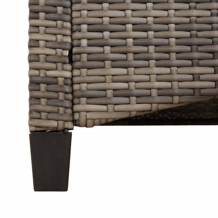 Bancă de grădină cu pernă 105 x 60 x 112 cm oțel - WALTI WALTI