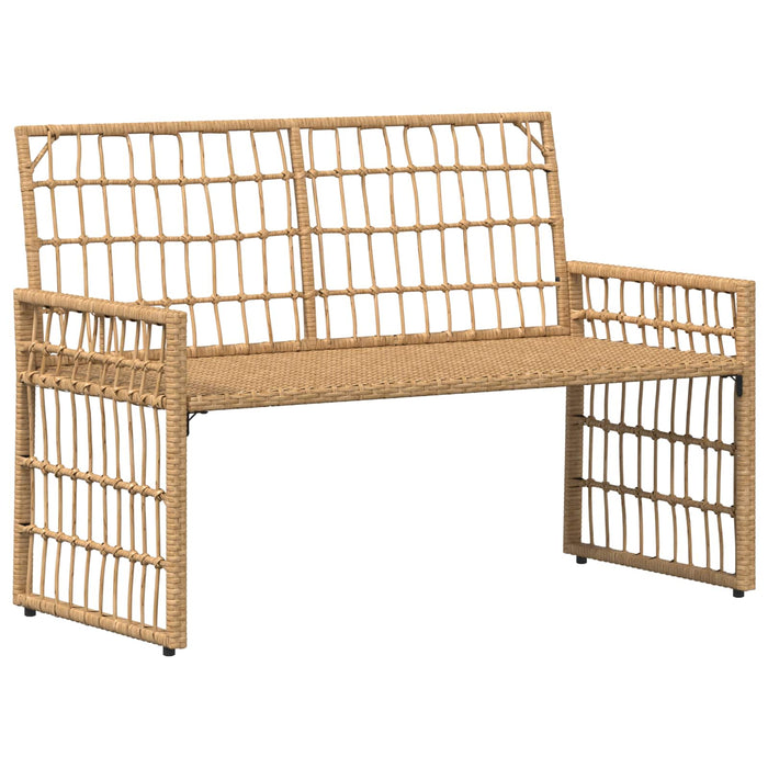 Set de Mobilier pentru Exterior 4 pcs Alb Natural și Crem - WALTI WALTI