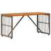 Set de Mobilier pentru Exterior 4 pcs Negru și Gri închis - WALTI WALTI