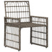 Set de Mobilier pentru Exterior 4 pcs Negru și Gri închis - WALTI WALTI