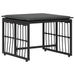 Set de Mobilier pentru Exterior 5 pcs Negru și Gri închis - WALTI WALTI