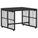Set de Mobilier pentru Exterior 5 pcs Negru și Gri închis - WALTI WALTI