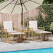Set de Mobilier pentru Exterior 5 pcs Alb Natural și Crem - WALTI WALTI
