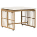 Set de Mobilier pentru Exterior 5 pcs Alb Natural și Crem - WALTI WALTI