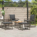 Set de Mobilier pentru Exterior 5 pcs Negru și Gri închis - WALTI WALTI