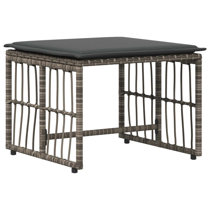 Set de Mobilier pentru Exterior 5 pcs Negru și Gri închis - WALTI WALTI