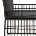 Set de Mobilier pentru Exterior 3 pcs Negru și Gri închis - WALTI WALTI