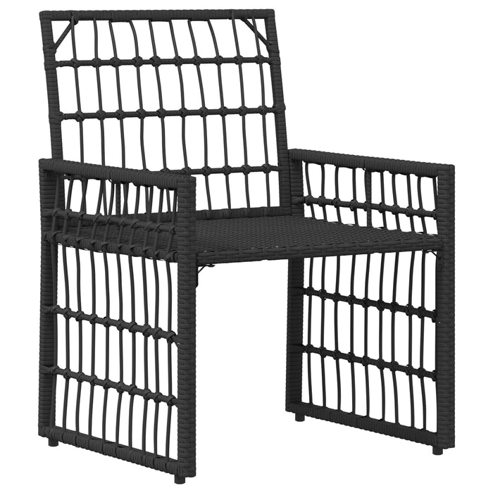 Set de Mobilier pentru Exterior 3 pcs Negru și Gri închis - WALTI WALTI