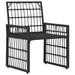 Set de Mobilier pentru Exterior 3 pcs Negru și Gri închis - WALTI WALTI