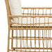 Set de Mobilier pentru Exterior 3 pcs Alb Natural și Crem - WALTI WALTI