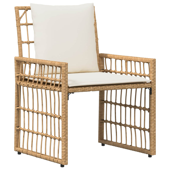 Set de Mobilier pentru Exterior 3 pcs Alb Natural și Crem - WALTI WALTI