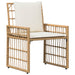Set de Mobilier pentru Exterior 3 pcs Alb Natural și Crem - WALTI WALTI