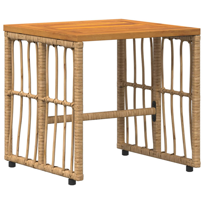 Set de Mobilier pentru Exterior 3 pcs Alb Natural și Crem - WALTI WALTI