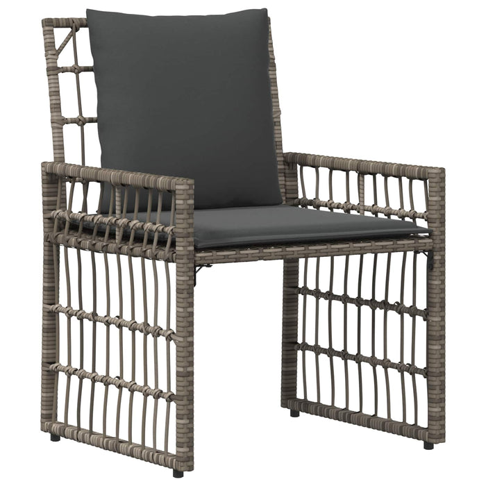 Set de Mobilier pentru Exterior 3 pcs Negru și Gri închis - WALTI WALTI