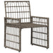 Set de Mobilier pentru Exterior 3 pcs Negru și Gri închis - WALTI WALTI