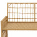 Bancă de exterior Simplu Natural și Crem 116 x 55 x 82 cm - WALTI WALTI