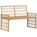 Bancă de exterior Simplu Natural și Crem 116 x 55 x 82 cm - WALTI WALTI