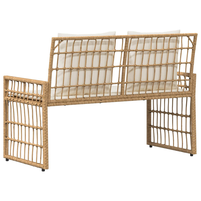 Bancă de exterior Simplu Natural și Crem 116 x 55 x 82 cm - WALTI WALTI