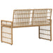 Bancă de exterior Simplu Natural și Crem 116 x 55 x 82 cm - WALTI WALTI