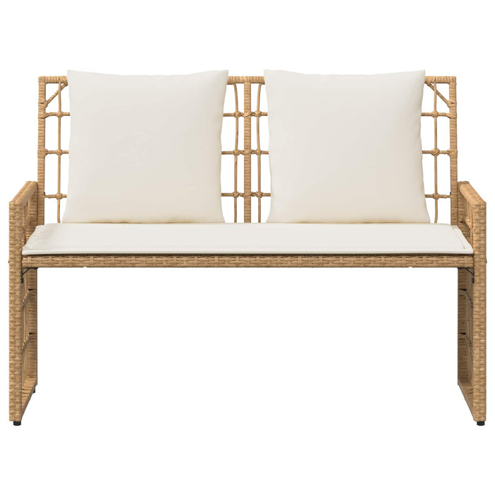 Bancă de exterior Simplu Natural și Crem 116 x 55 x 82 cm - WALTI WALTI