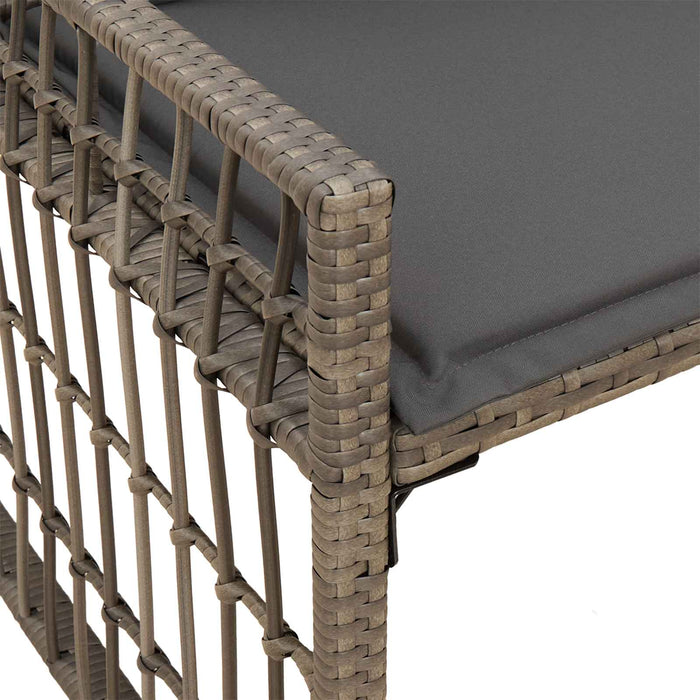 Bancă de exterior Simplu Gri și gri închis 116 x 55 x 82 cm - WALTI WALTI