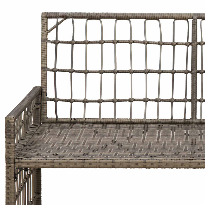 Bancă de exterior Simplu Gri și gri închis 116 x 55 x 82 cm - WALTI WALTI