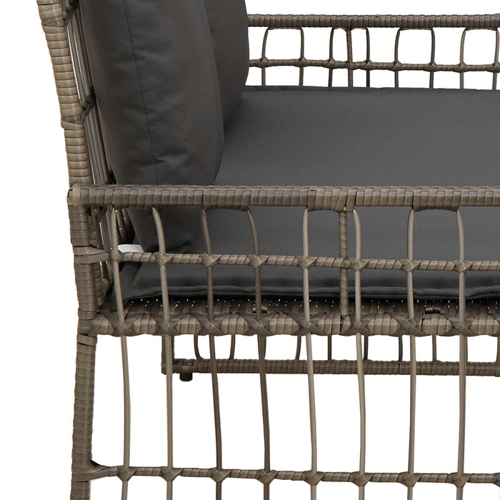 Bancă de exterior Simplu Gri și gri închis 116 x 55 x 82 cm - WALTI WALTI