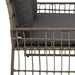 Bancă de exterior Simplu Gri și gri închis 116 x 55 x 82 cm - WALTI WALTI
