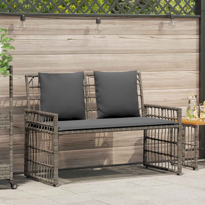Bancă de exterior Simplu Gri și gri închis 116 x 55 x 82 cm - WALTI WALTI