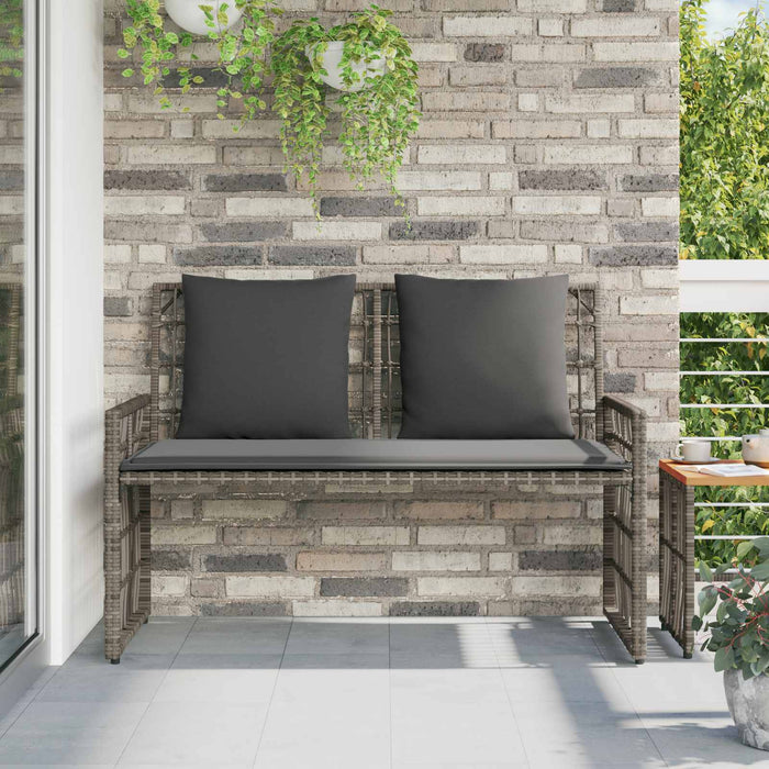 Bancă de exterior Simplu Gri și gri închis 116 x 55 x 82 cm - WALTI WALTI