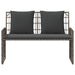 Bancă de exterior Simplu Gri și gri închis 116 x 55 x 82 cm - WALTI WALTI