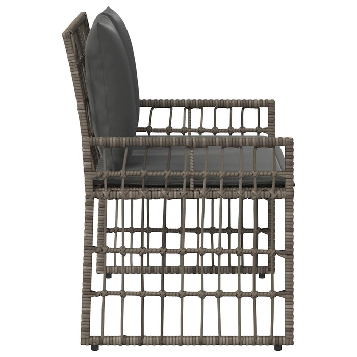 Bancă de exterior Simplu Gri și gri închis 116 x 55 x 82 cm - WALTI WALTI