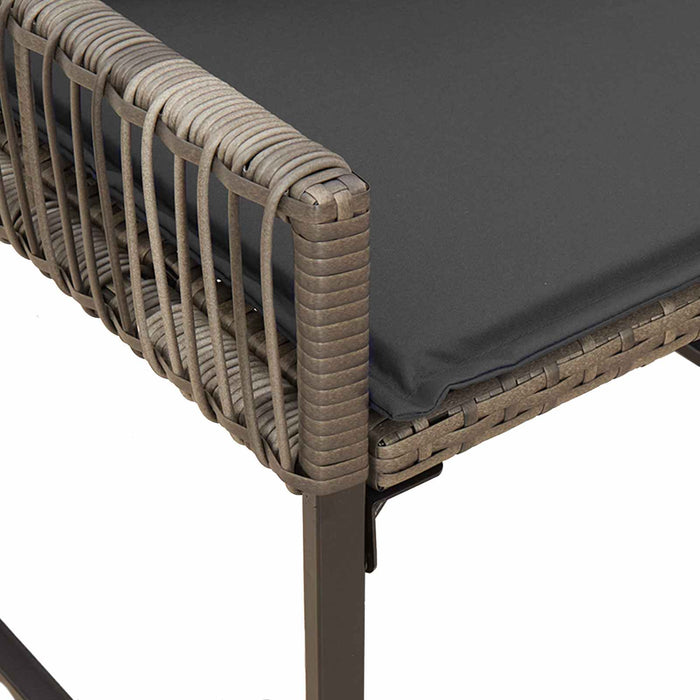 Set de Mobilier pentru Exterior 9 pcs Gri și gri închis - WALTI WALTI