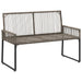 Set de Mobilier pentru Exterior 9 pcs Gri și albastru marin - WALTI WALTI