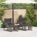 Set de Mobilier pentru Exterior 11 pcs Gri și gri închis - WALTI WALTI