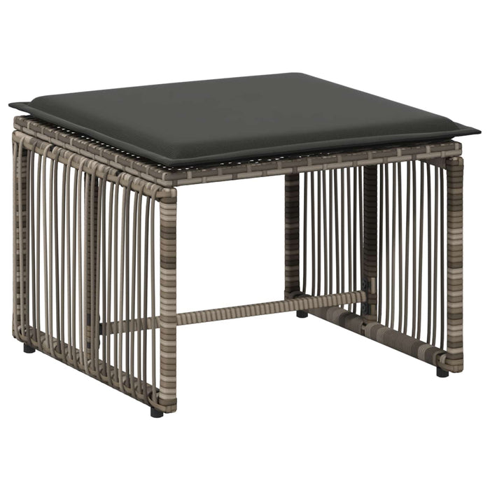 Set de Mobilier pentru Exterior 11 pcs Gri și gri închis - WALTI WALTI