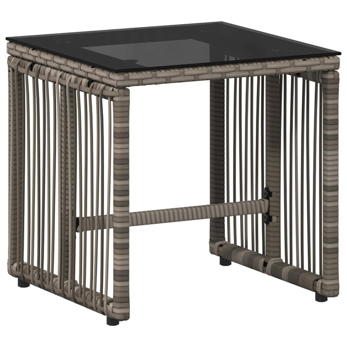 Set de Mobilier pentru Exterior 11 pcs Gri și gri închis - WALTI WALTI