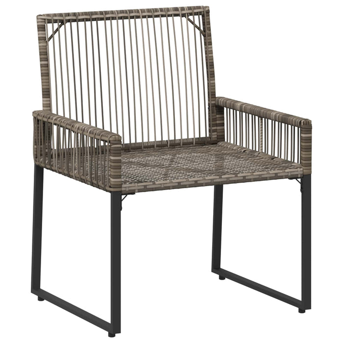Set de Mobilier pentru Exterior 11 pcs Gri și gri închis - WALTI WALTI