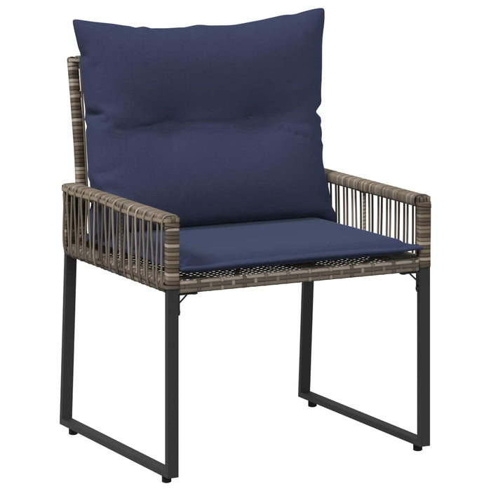 Set de Mobilier pentru Exterior 11 pcs Gri și albastru marin - WALTI WALTI