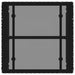 Set de Mobilier pentru Exterior 7 pcs Negru și Alb crem - WALTI WALTI