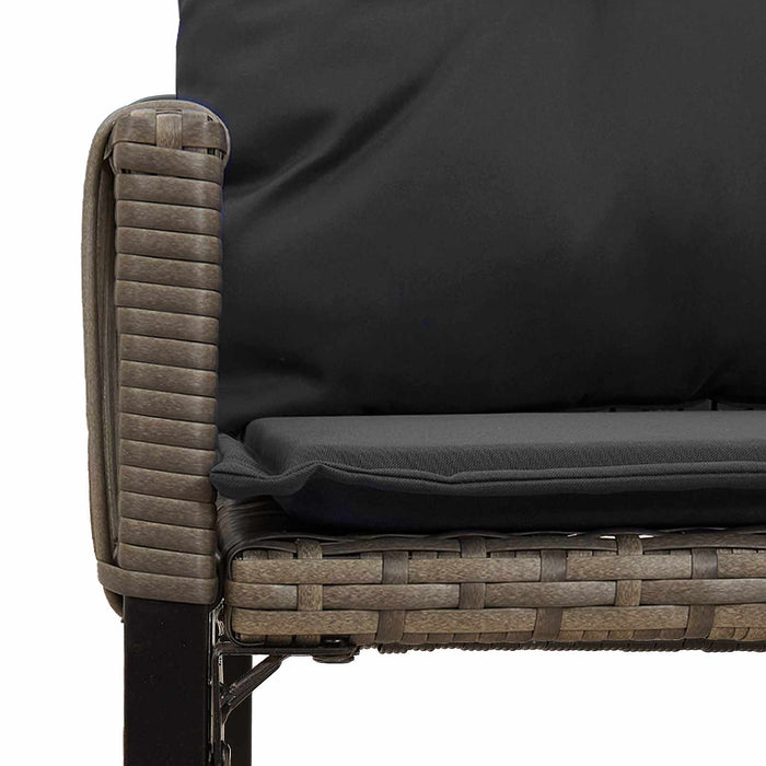 Set de Mobilier pentru Exterior 7 pcs Gri și gri închis - WALTI WALTI