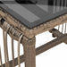 Set de Mobilier pentru Exterior 7 pcs Gri și albastru marin - WALTI WALTI
