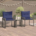 Set de Mobilier pentru Exterior 7 pcs Gri și albastru marin - WALTI WALTI