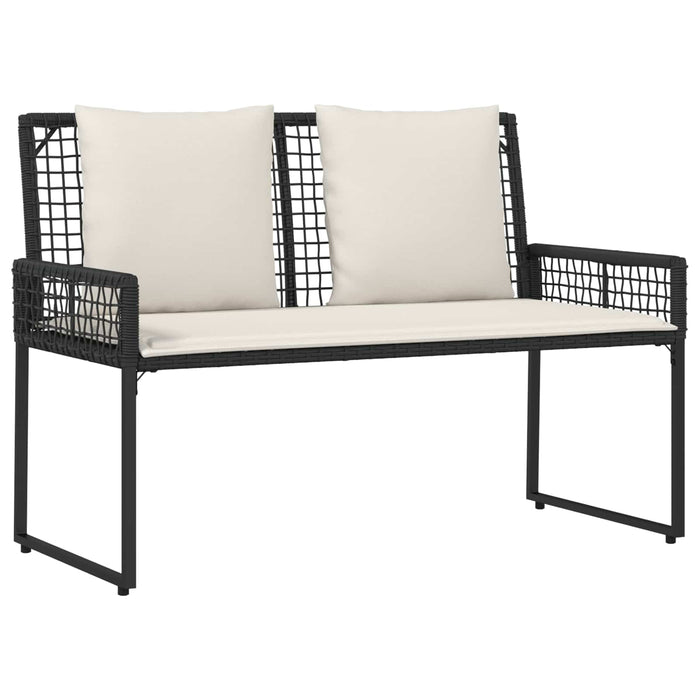 Set de Mobilier pentru Exterior 4 pcs Negru și Alb crem - WALTI WALTI