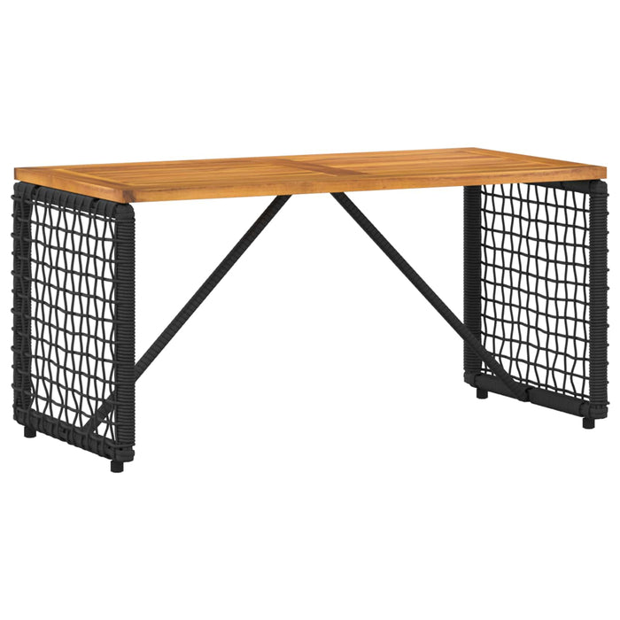 Set de Mobilier pentru Exterior 4 pcs Negru și Alb crem - WALTI WALTI