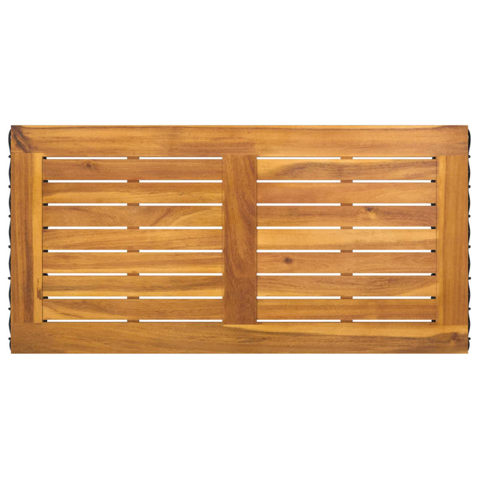 Set de Mobilier pentru Exterior 4 pcs Negru și Alb crem - WALTI WALTI